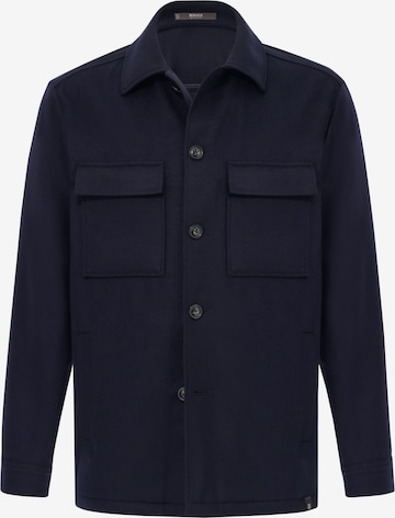 Veste mi-saison Boggi Milano en bleu : devant
