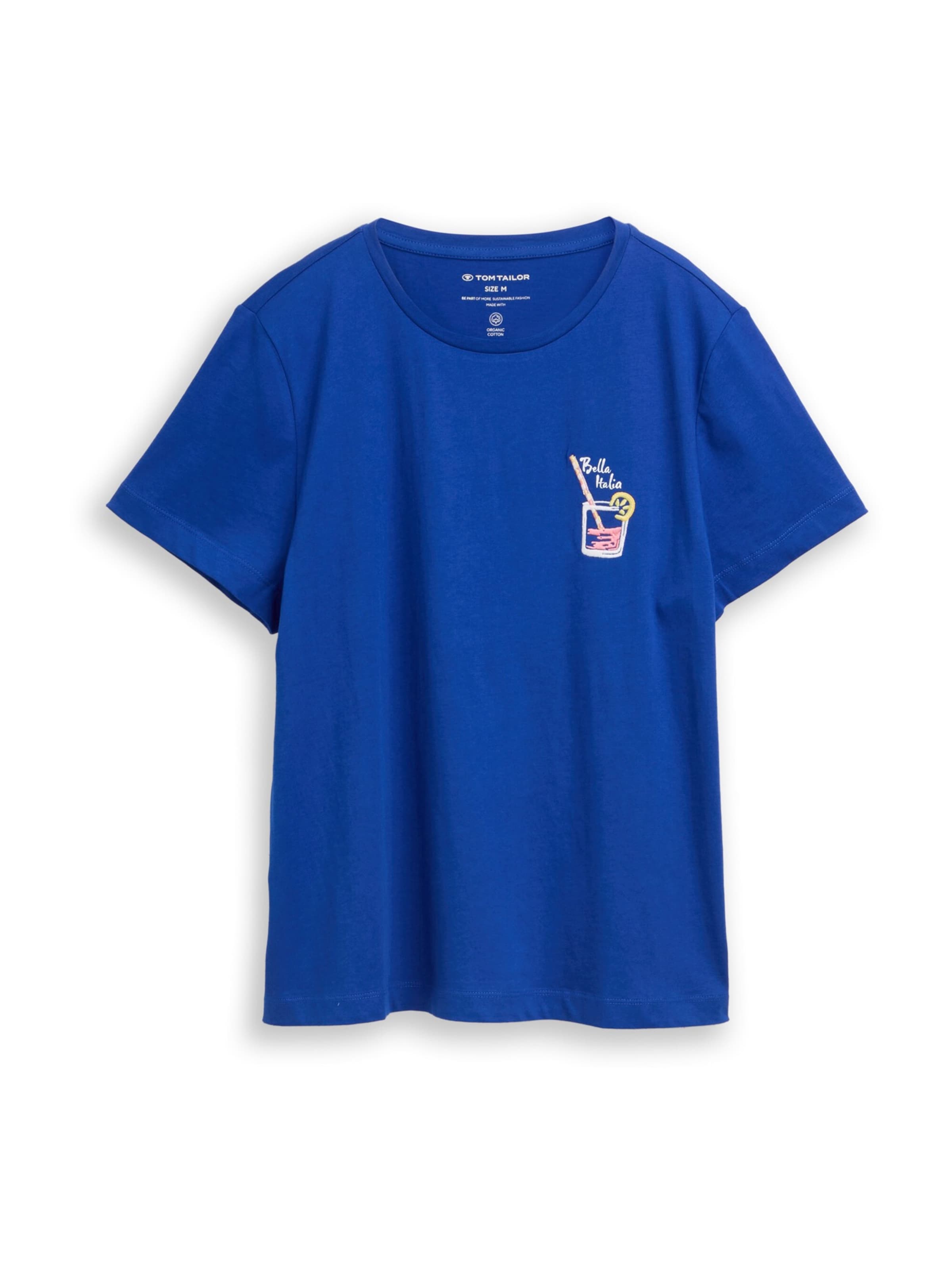 TOM TAILOR - Camiseta en azul: frente