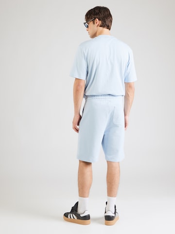 HUGO Loosefit Παντελόνι 'Nasensio' σε μπλε