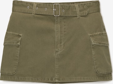 Pull&Bear Rok in Groen: voorkant