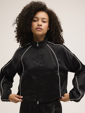 FILA - Sudadera con cremallera en negro