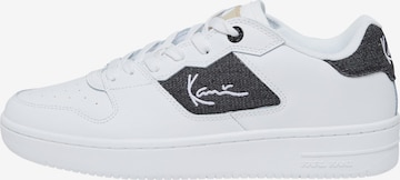 Sneaker bassa di Karl Kani in bianco: frontale