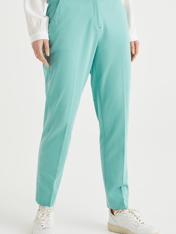 Coupe slim Pantalon WE Fashion en bleu : devant