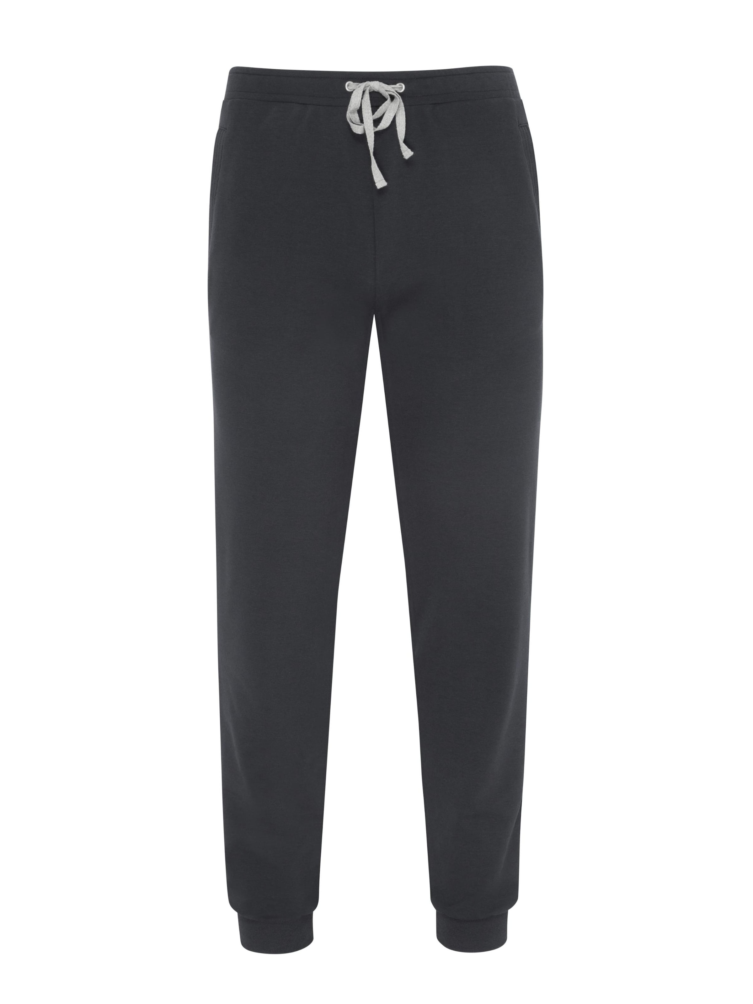 HAJO Hose 'Herren Sweathose mit Bündchen, Premium Komfort'‌‌‌ in Schwarz: Vorderseite