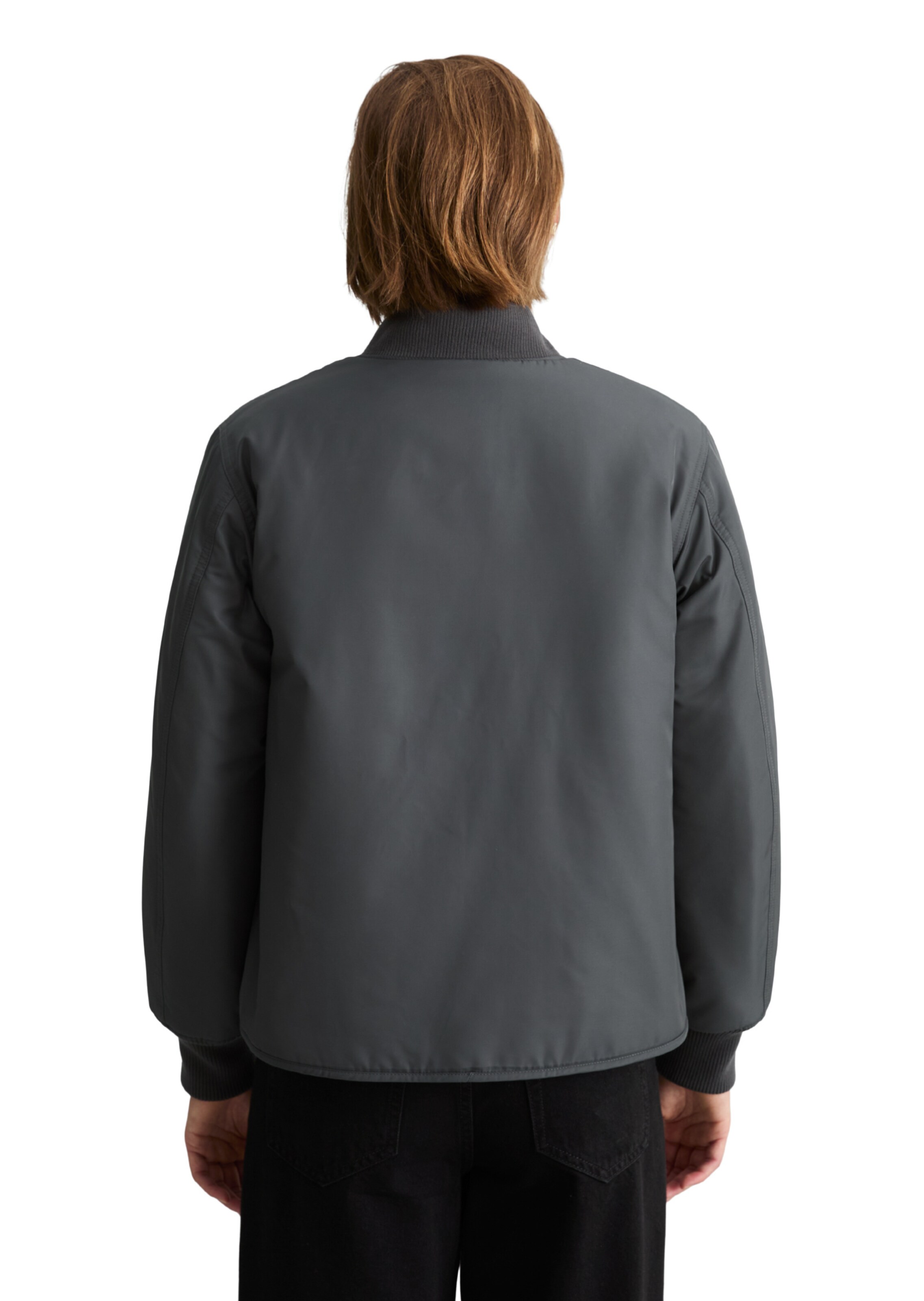 Marc O'Polo DENIM Jacke in Grau: Rückseite