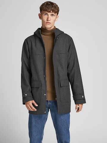 JACK & JONES Between-Seasons Coat 'Felix' in Grey: front