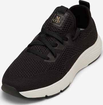 Baskets basses 'Leila' Marc O'Polo en noir : devant