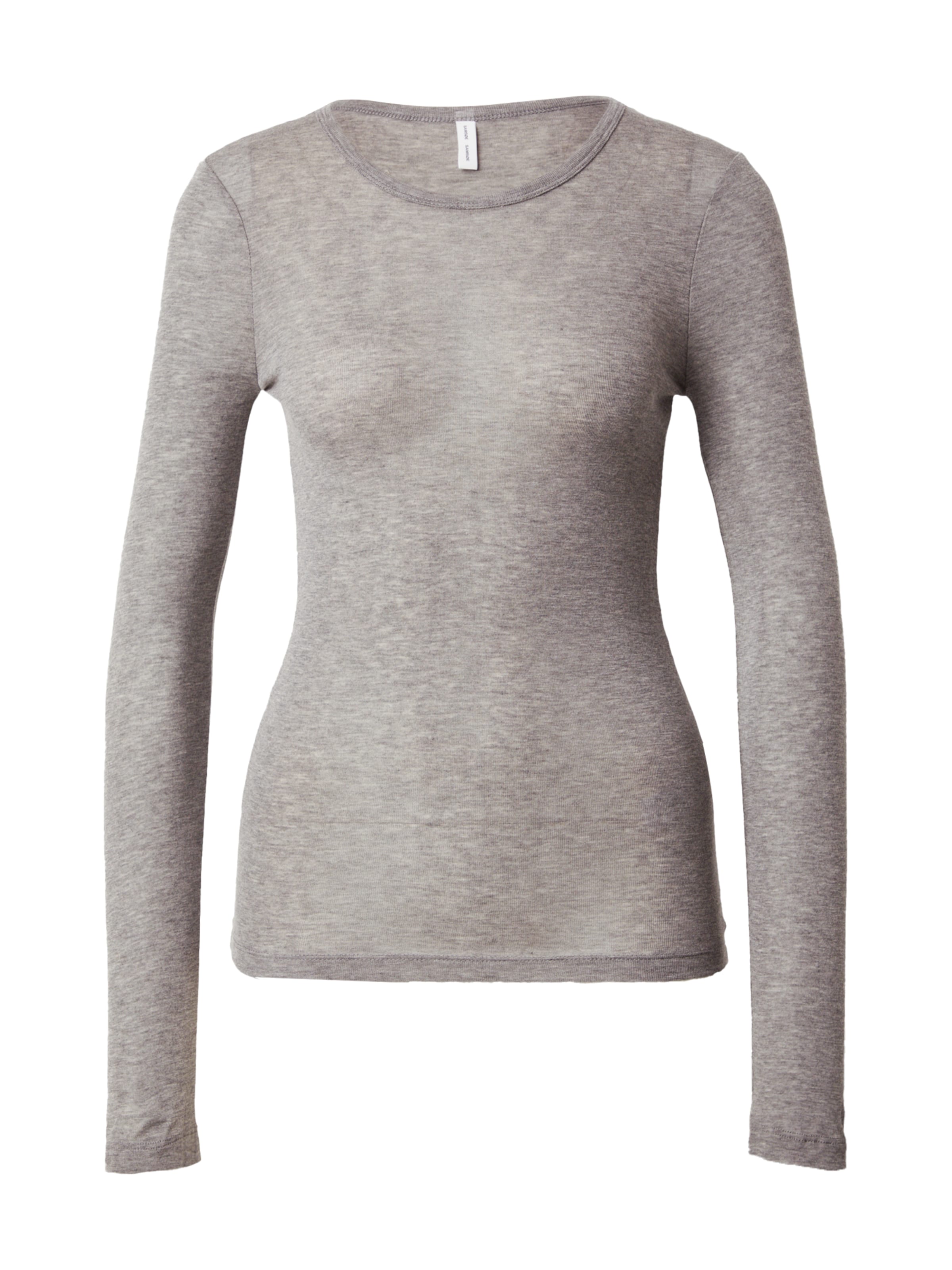 Samsøe Samsøe Póló 'Dou' - szürke: elől