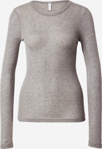 Samsøe Samsøe - Camisa 'Dou' em cinzento: frente