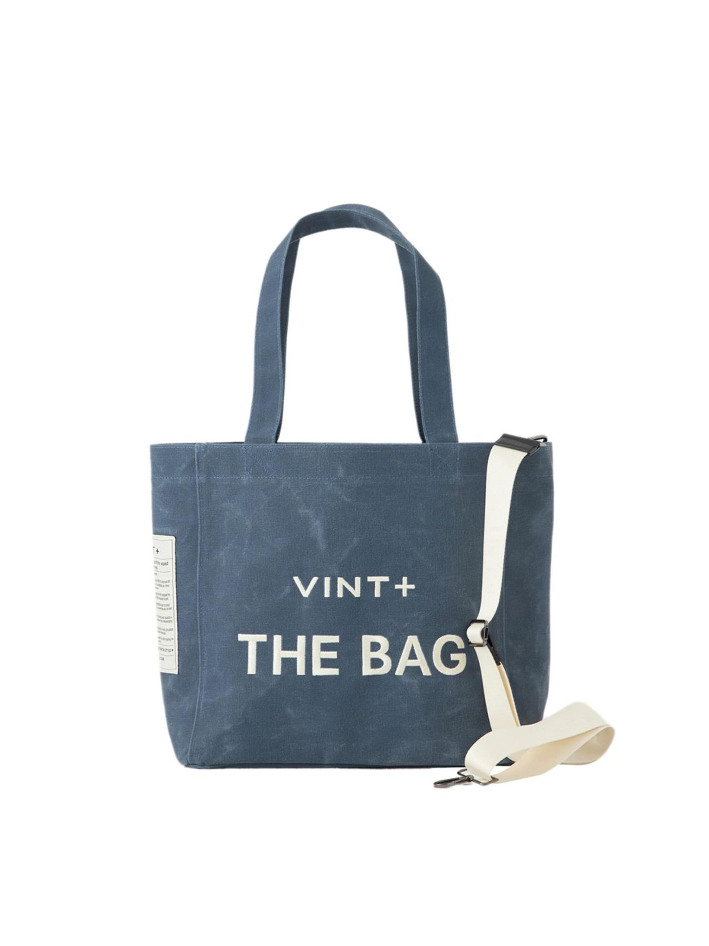 VINT+ Shopper 'Tote Bag Big' in Blue: front