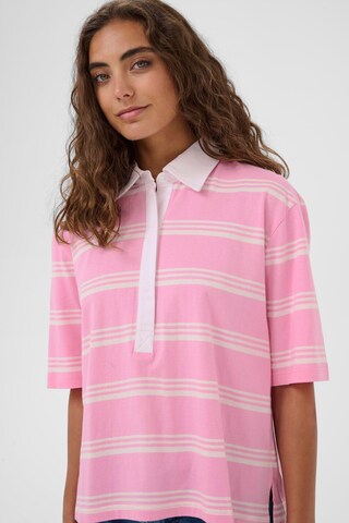 T-shirt 'CUBejse' CULTURE en rose