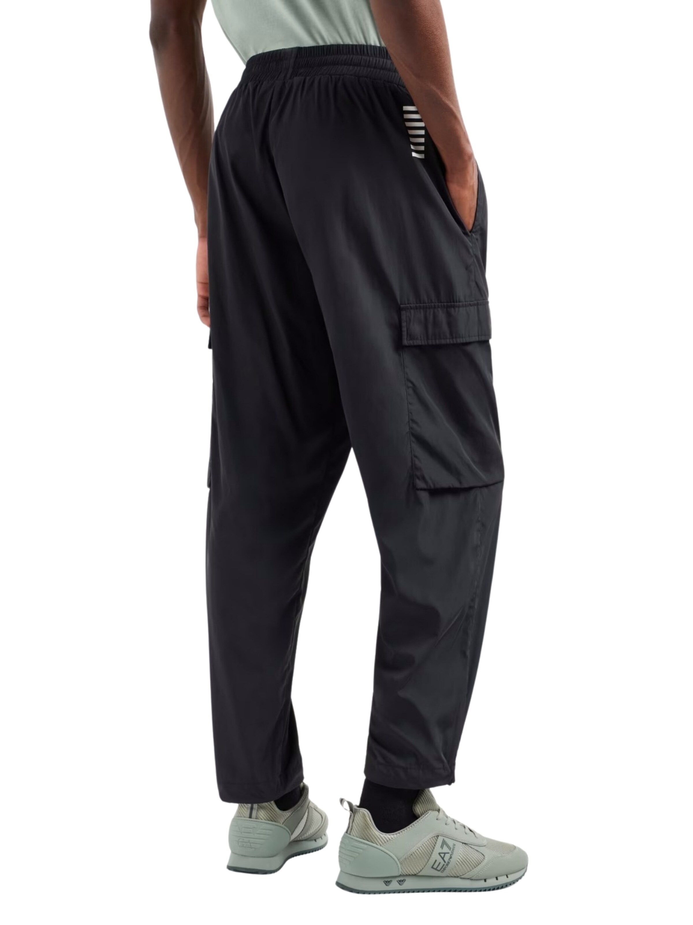 Regular Pantalon cargo 'Core Identity' EA7 Emporio Armani en noir