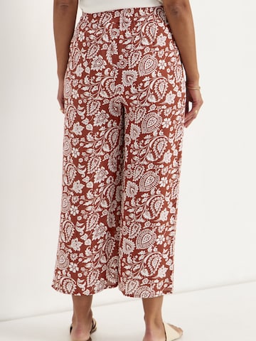 Cellbes of Sweden Wide leg Broek in Rood