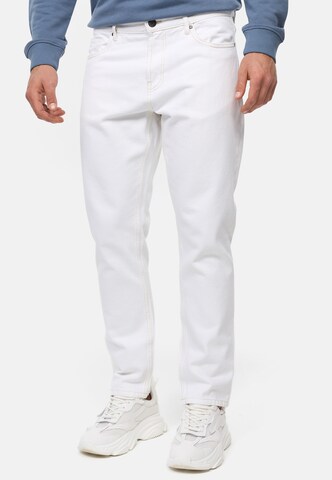 Regular Jean INDICODE JEANS en blanc : devant