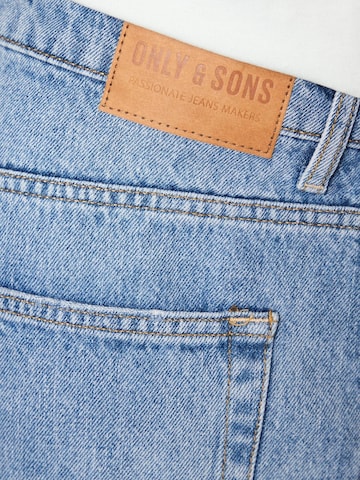 Loosefit Jeans di Only & Sons in blu