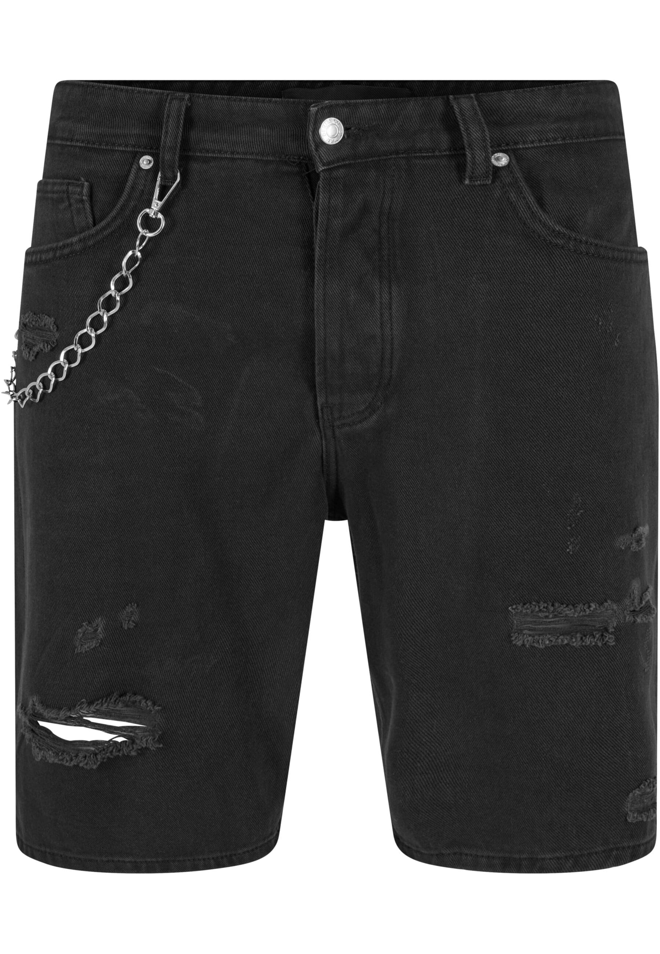 2Y Premium Regular Jeans in Schwarz: Vorderseite