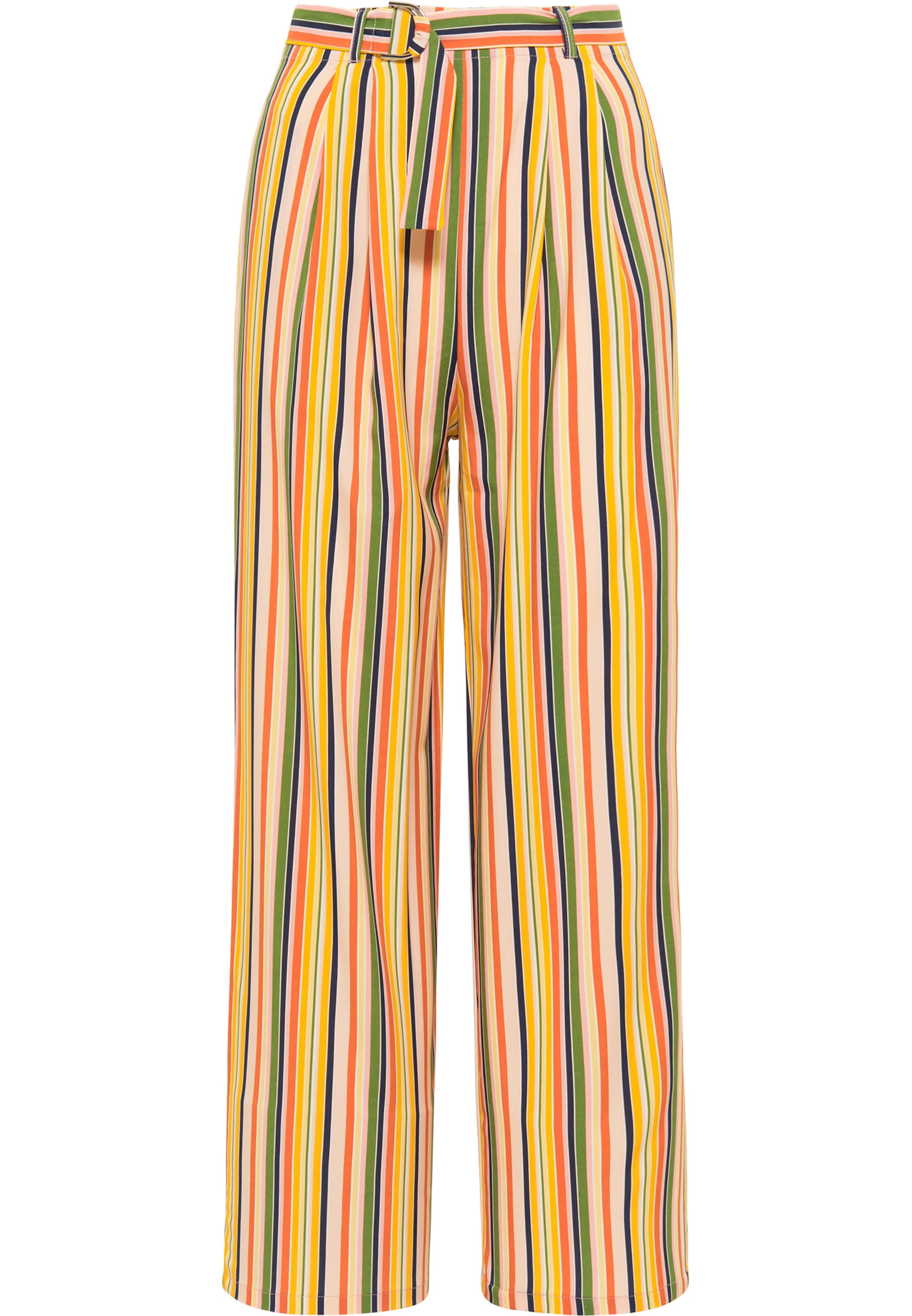 usha BLUE LABELWide Leg/ Široke nogavice Hlače s naborima - miks boja boja: prednji dio