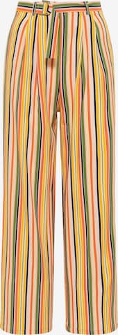 usha BLUE LABEL Pleat-Front Pants in Mixed colors: front