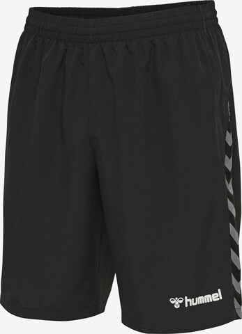 Hummel Regular Sportshorts in Schwarz