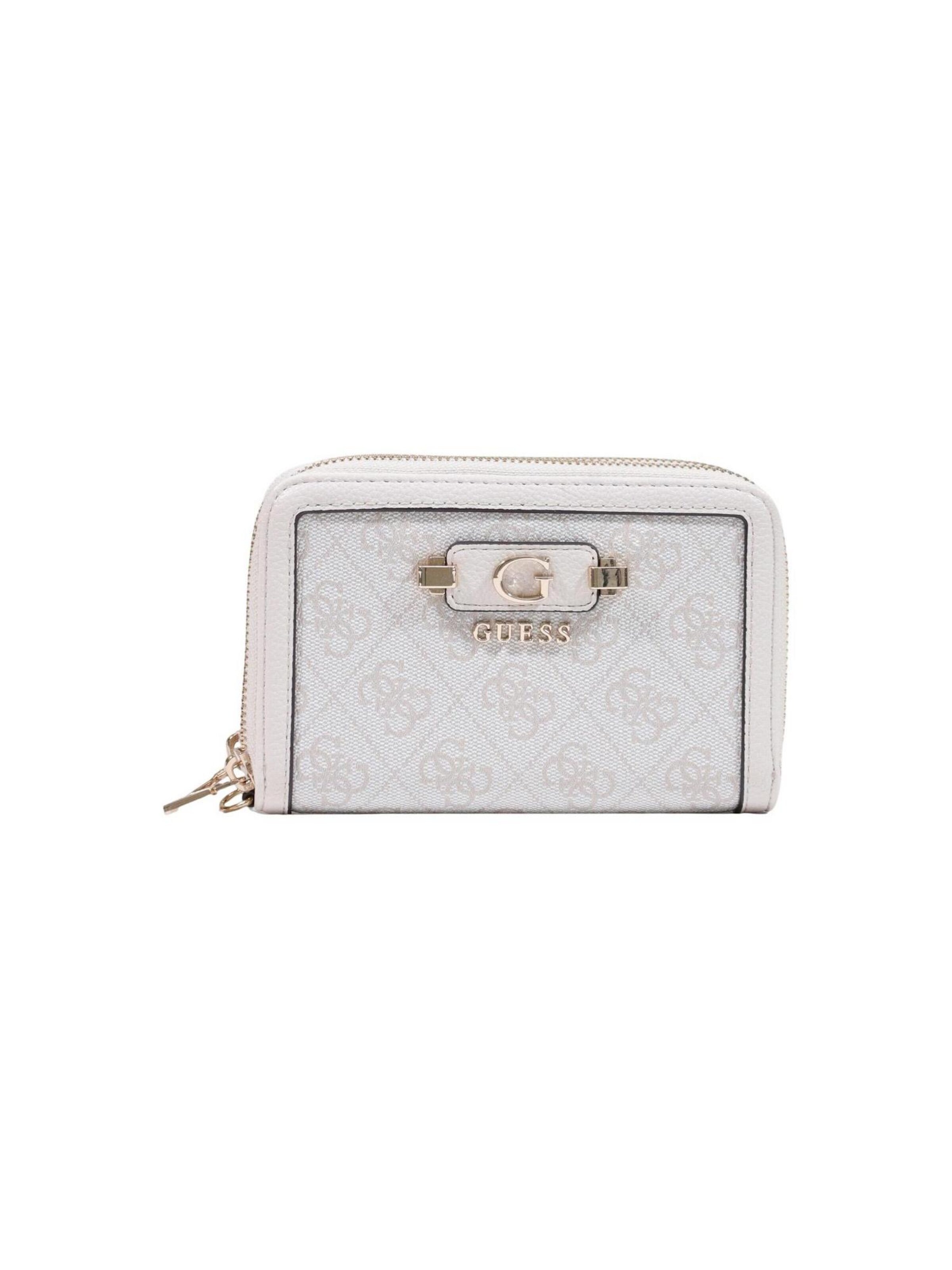 Portamonete 'COLEEN LOGO SML ZIP SWSG97 49164' di GUESS in bianco
