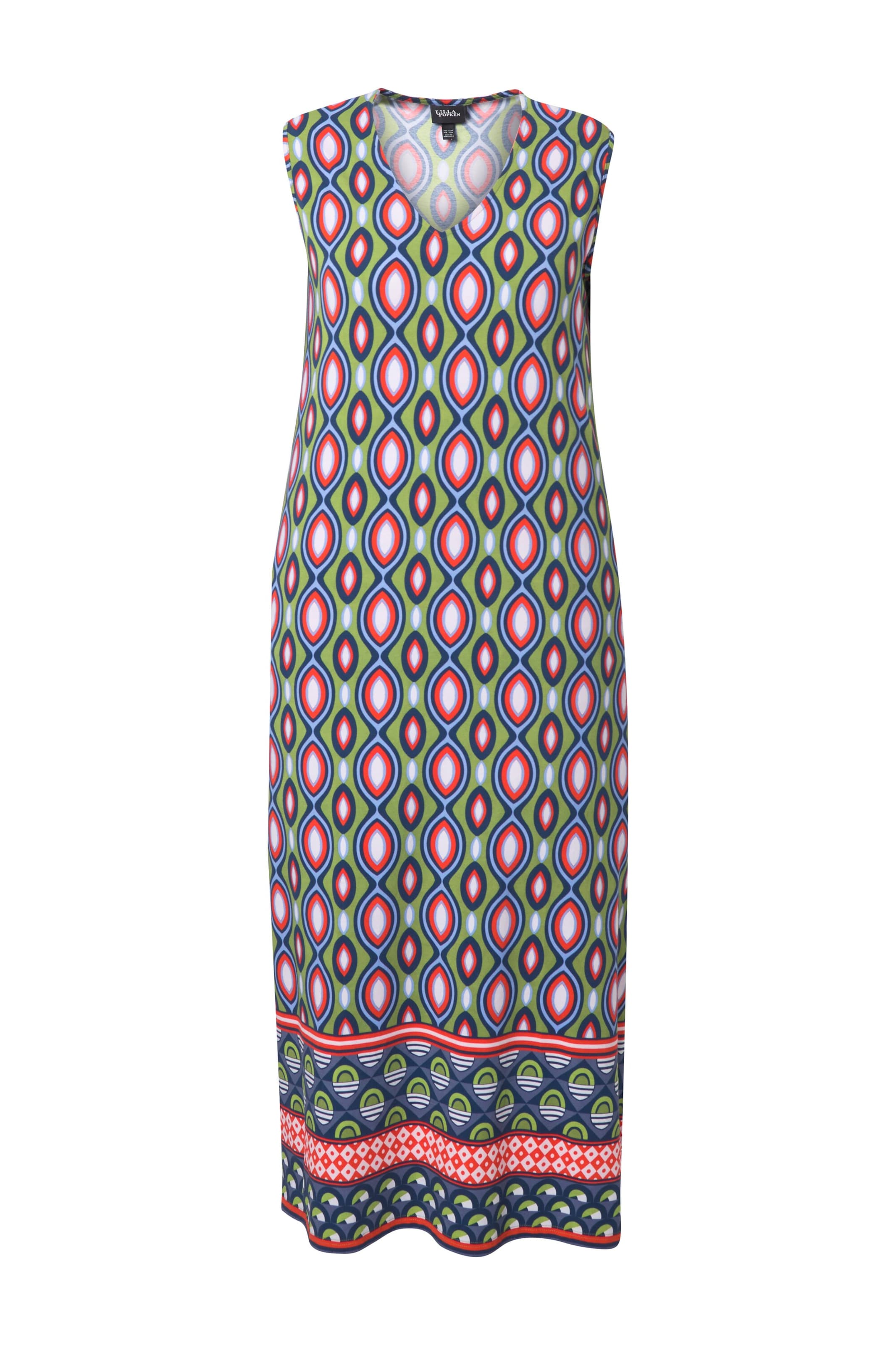 Ulla Popken Jurk in Blauw: voorkant