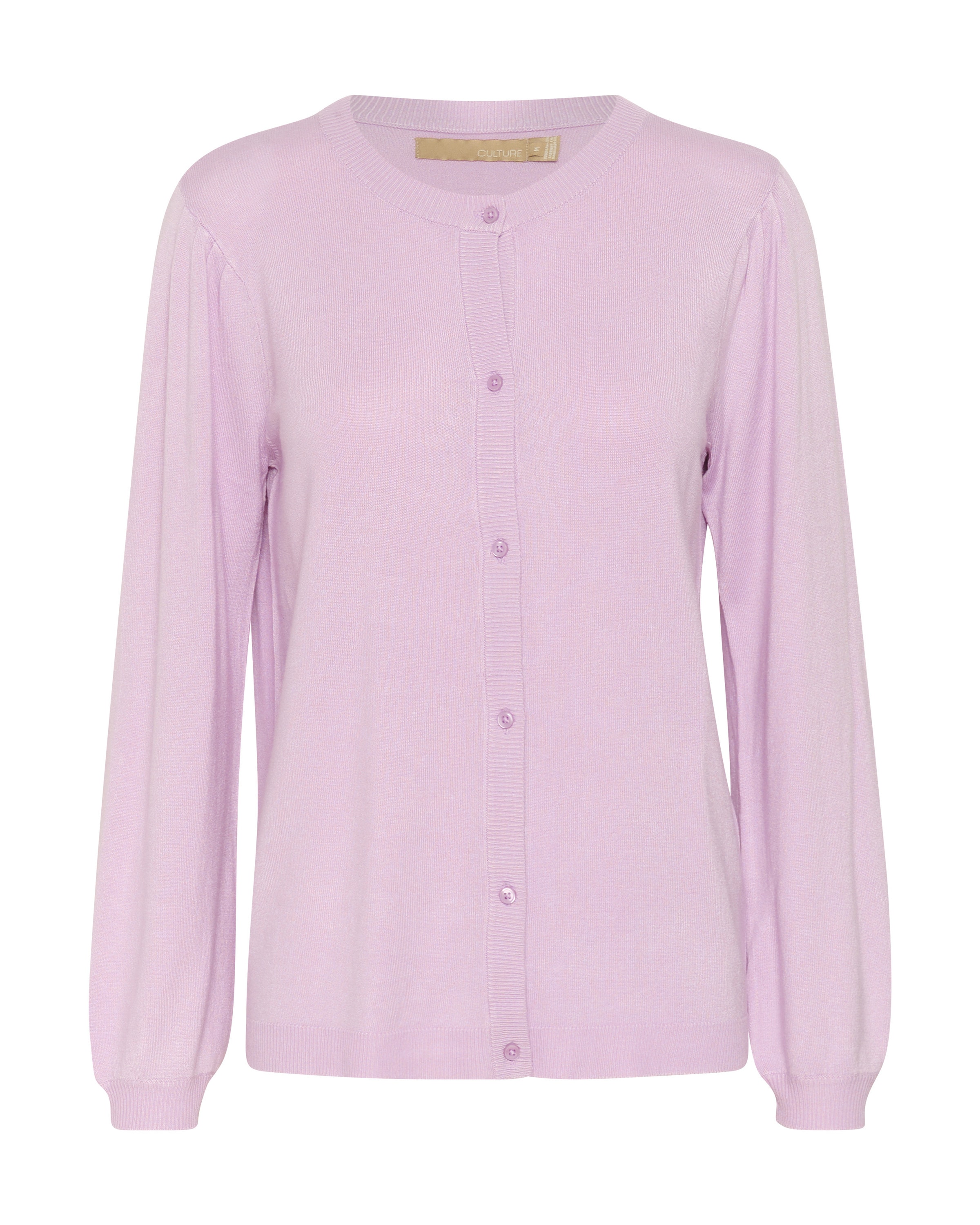 Cardigan 'CUAlex' CULTURE en violet : devant