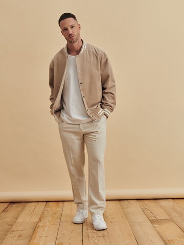 DAN FOX APPAREL Between-Season Jacket 'Leo' in Beige