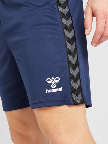 regular Pantaloni sportivi 'AUTHENTIC' di Hummel in blu