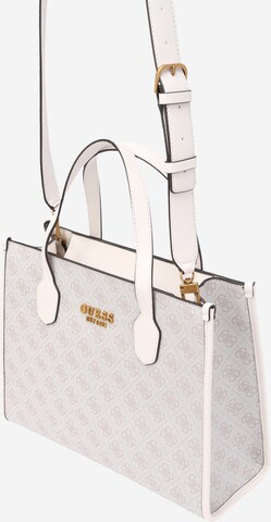 GUESS Handbag 'Silvana' in White: front