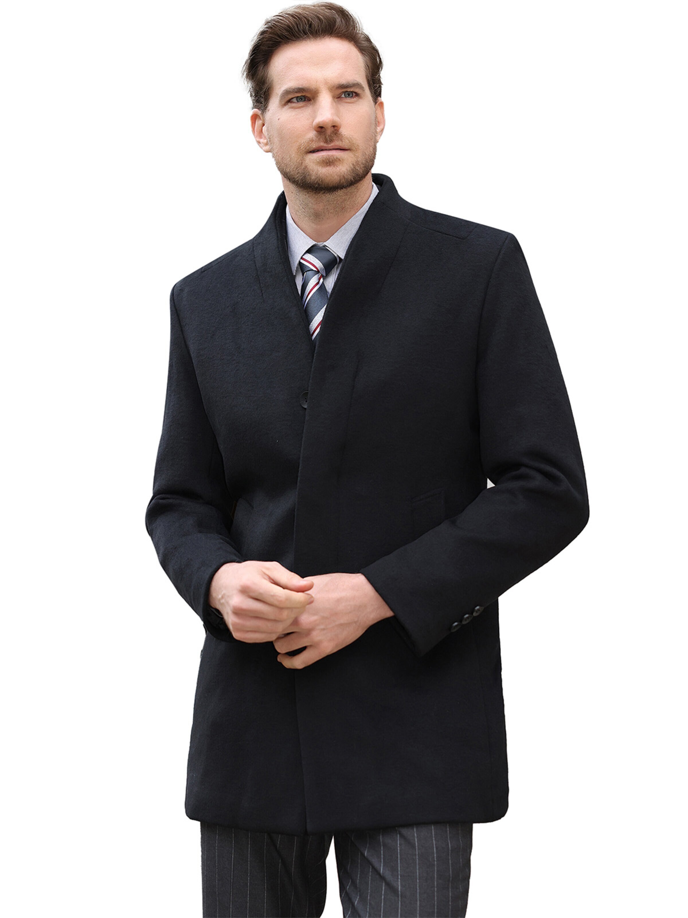 YOUTHUP Winter Coat in Black
