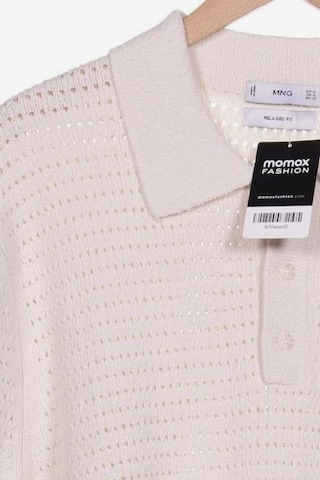 MANGO Pullover XL in Weiß