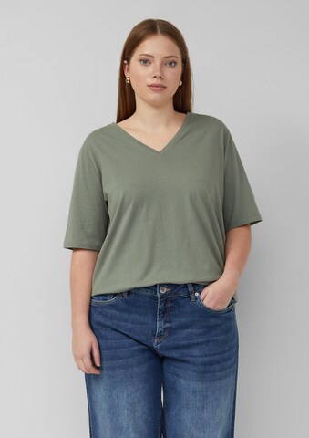 QS T-Shirt in Grün: Vorderseite