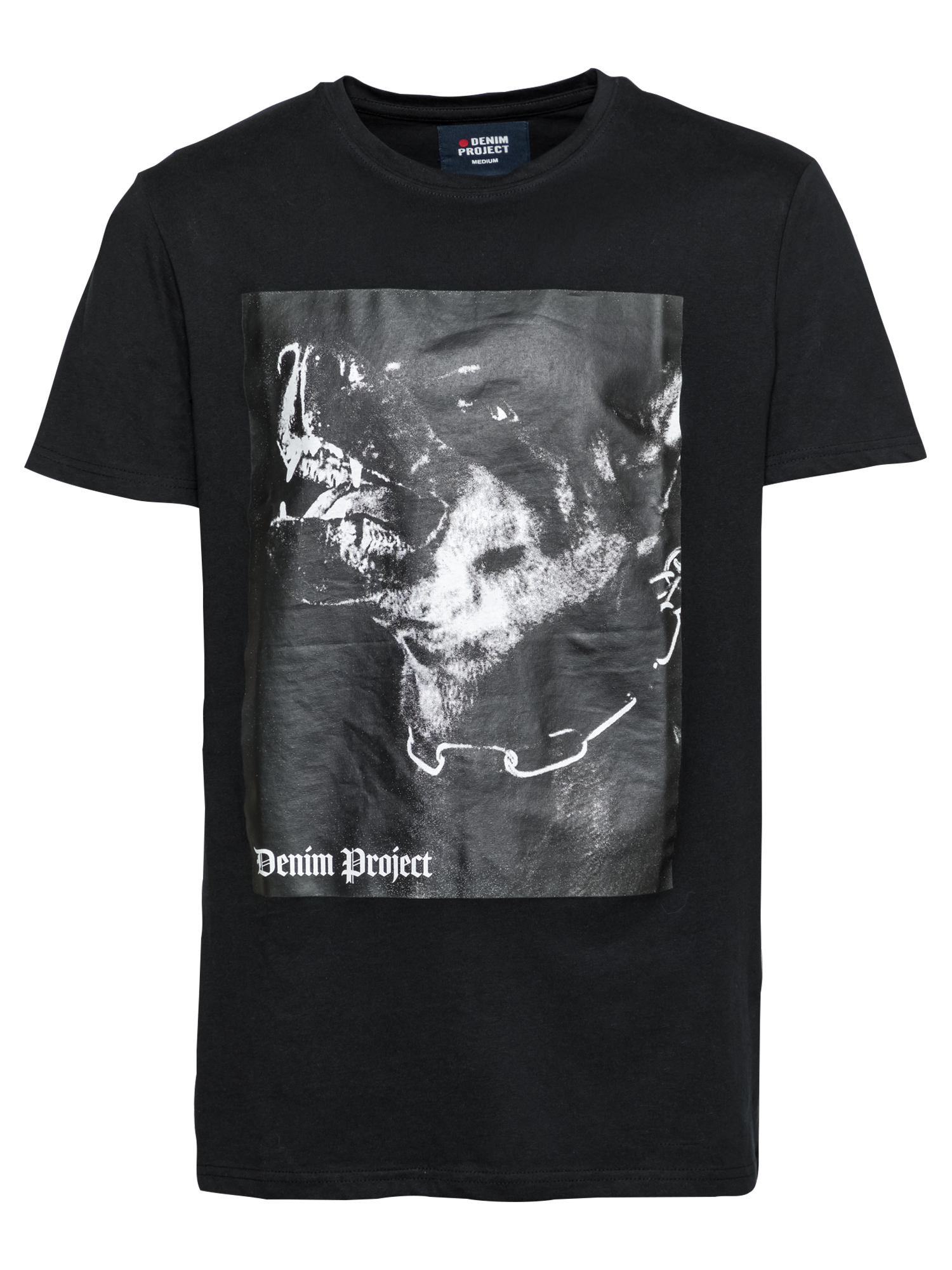 Koszulki iUMVy Denim Project Shirt DOG w kolorze Czarnym 
