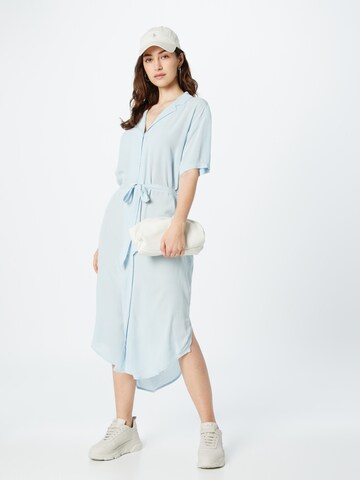 Robe-chemise 'Carlya' MSCH COPENHAGEN en bleu