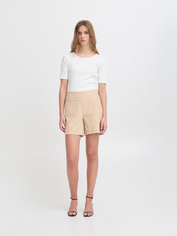 regular Pantaloni 'Kate' di ICHI in beige