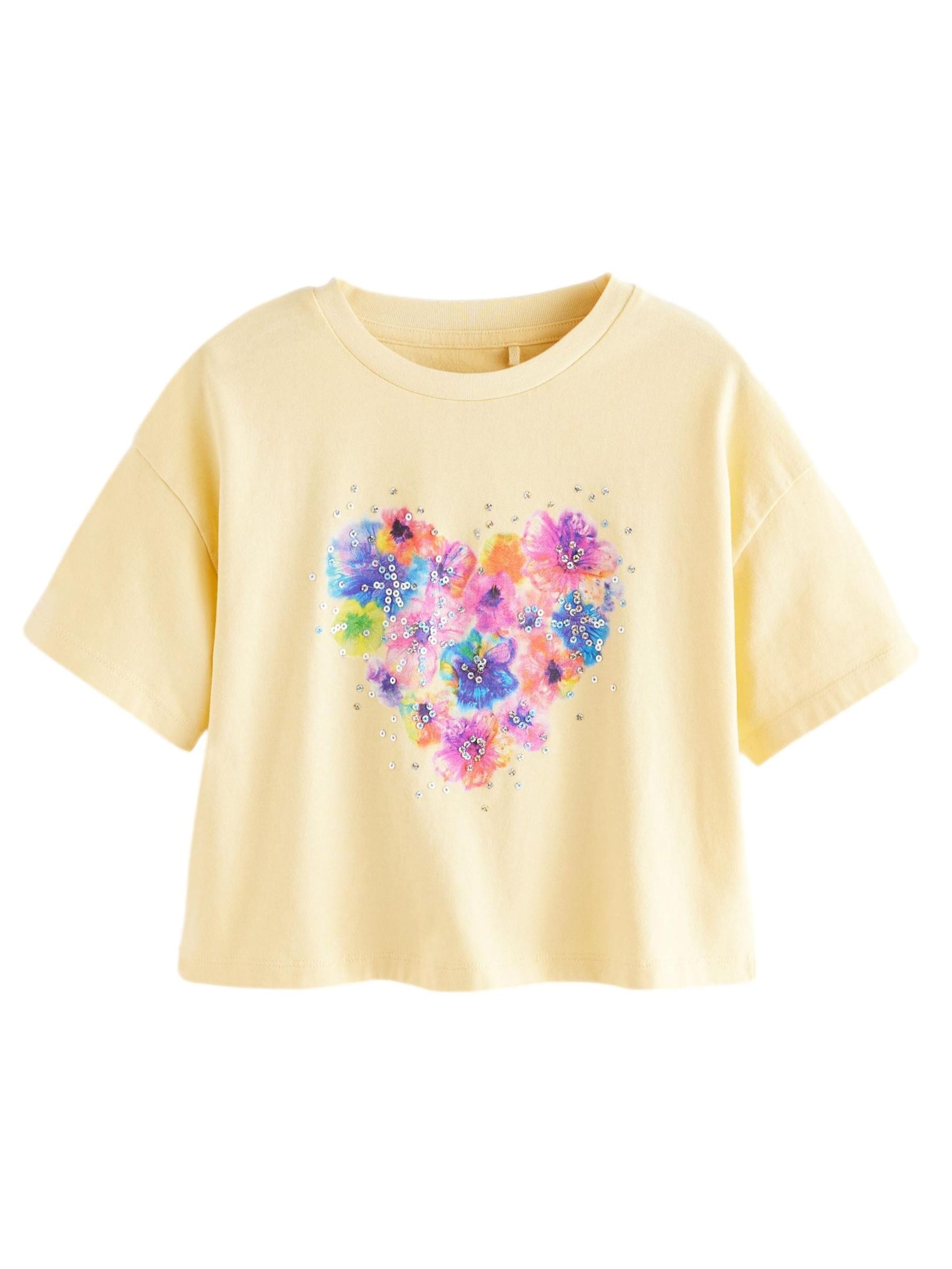 Next Футболка в Желтый: спереди