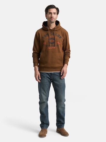 TOM TAILOR Sweatshirt in Bruin