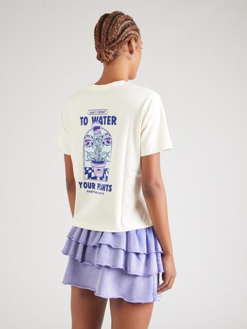Tricou 'DON'T FORGET' de la Kaotiko pe alb: față