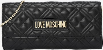 Pochette Love Moschino en noir : devant