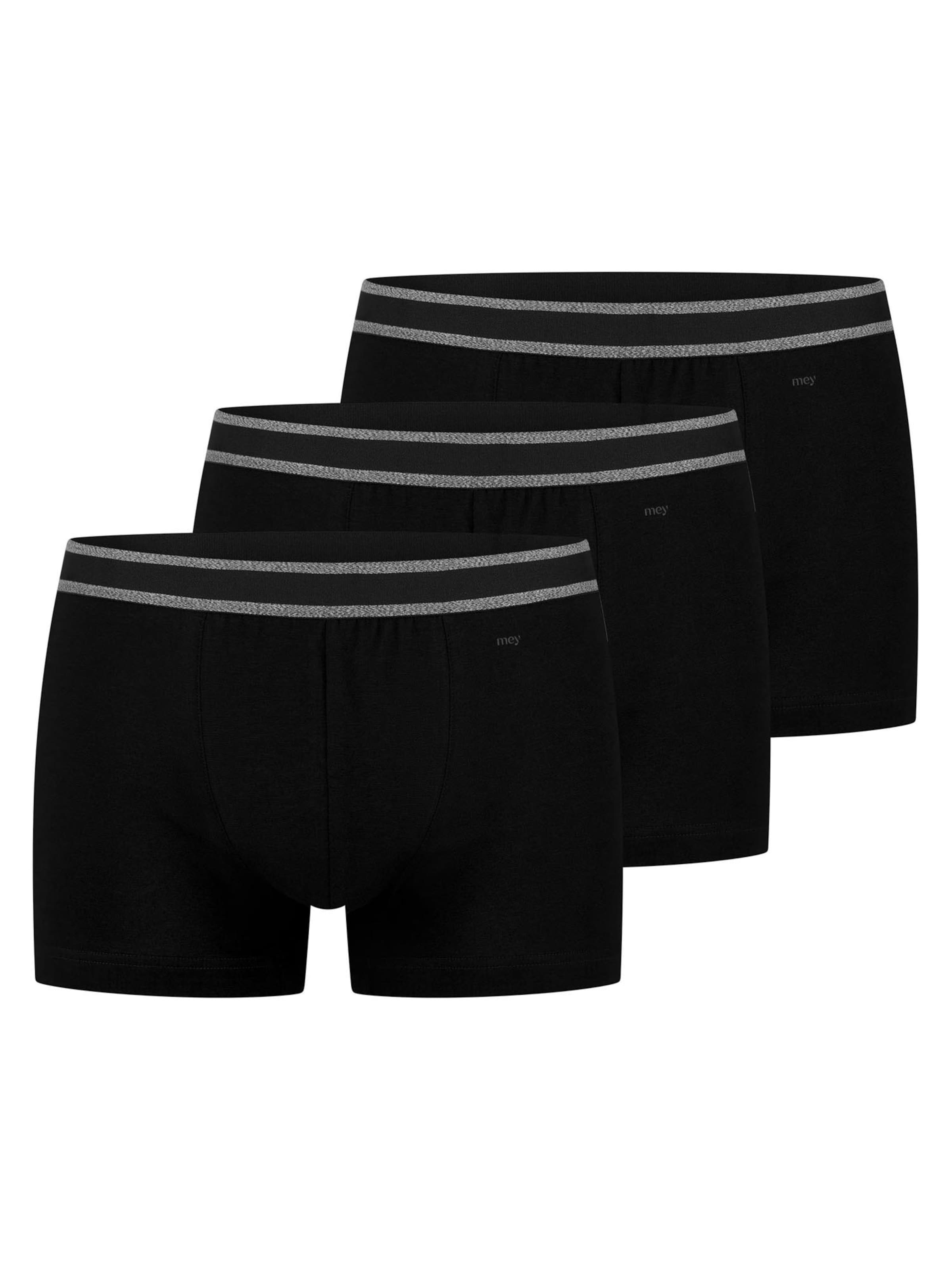 Mey Boxer shorts 'RE:THINK' in Black: front
