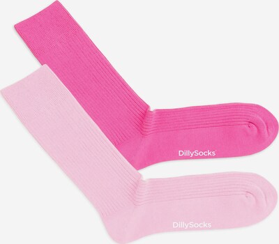 DillySocks Chaussettes en rose, Vue avec produit