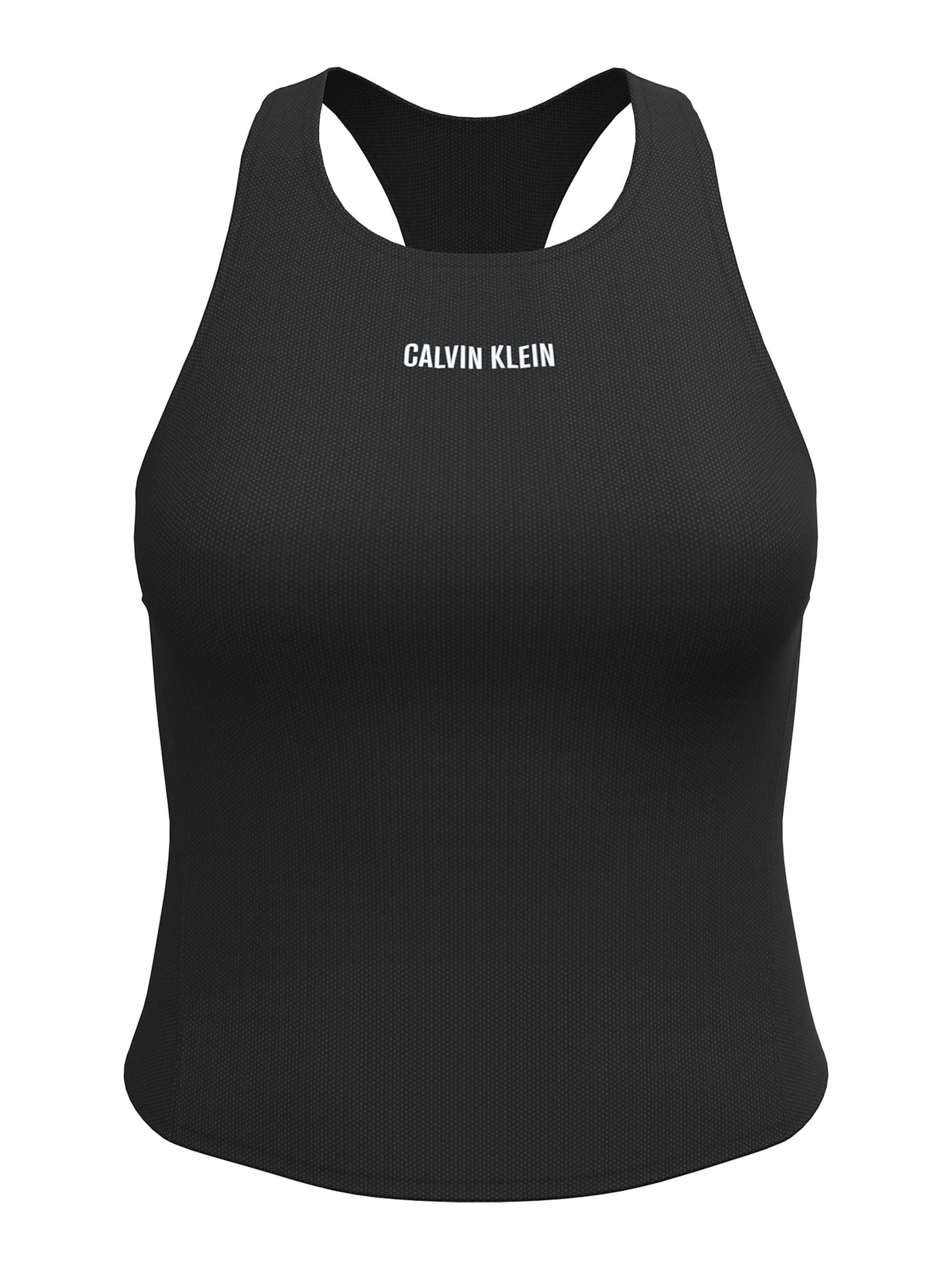 Calvin Klein Haut de sport en XXS en noir / blanc, Vue avec produit