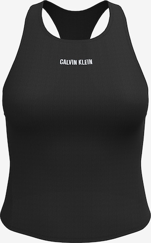 Haut de sport Calvin Klein en noir : devant