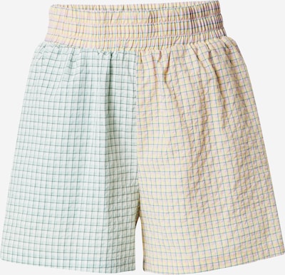 A-VIEW Shorts in mint / dunkelgrün / orchidee / hellorange, Produktansicht