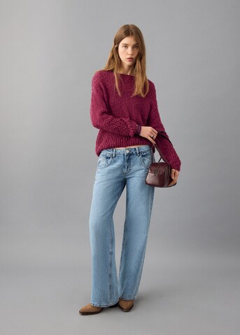 MANGO TEEN Pullover 'Rustic' in Rot