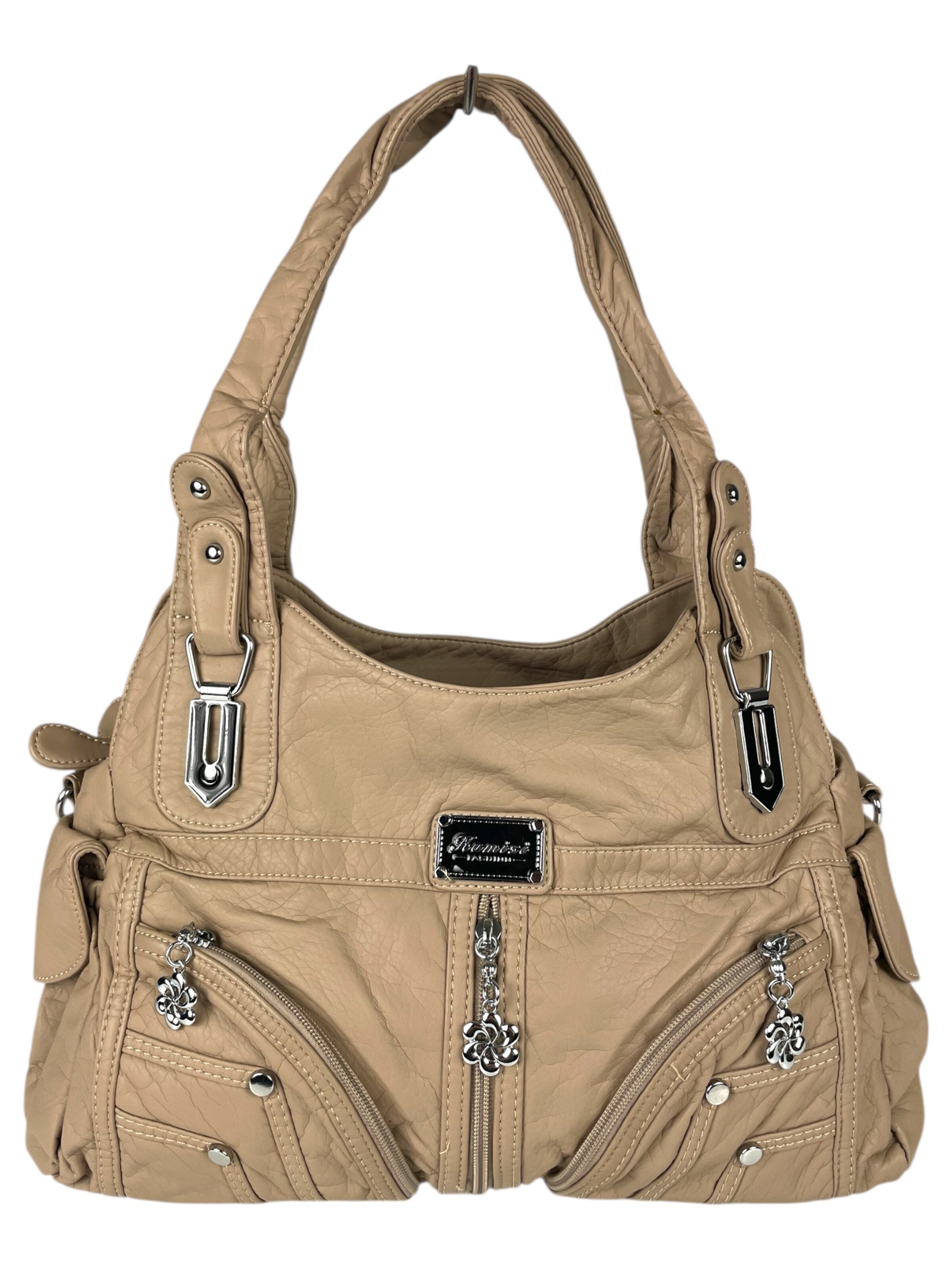 Borsa a spalla 'Schultertasche' di Kumixi in arancione