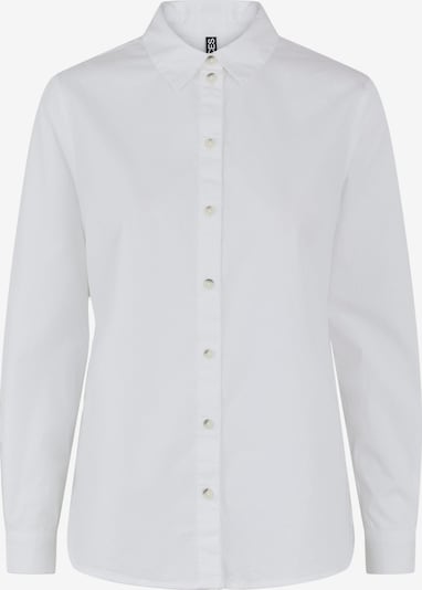 Bluză 'Felia' PIECES pe alb, Vizualizare produs