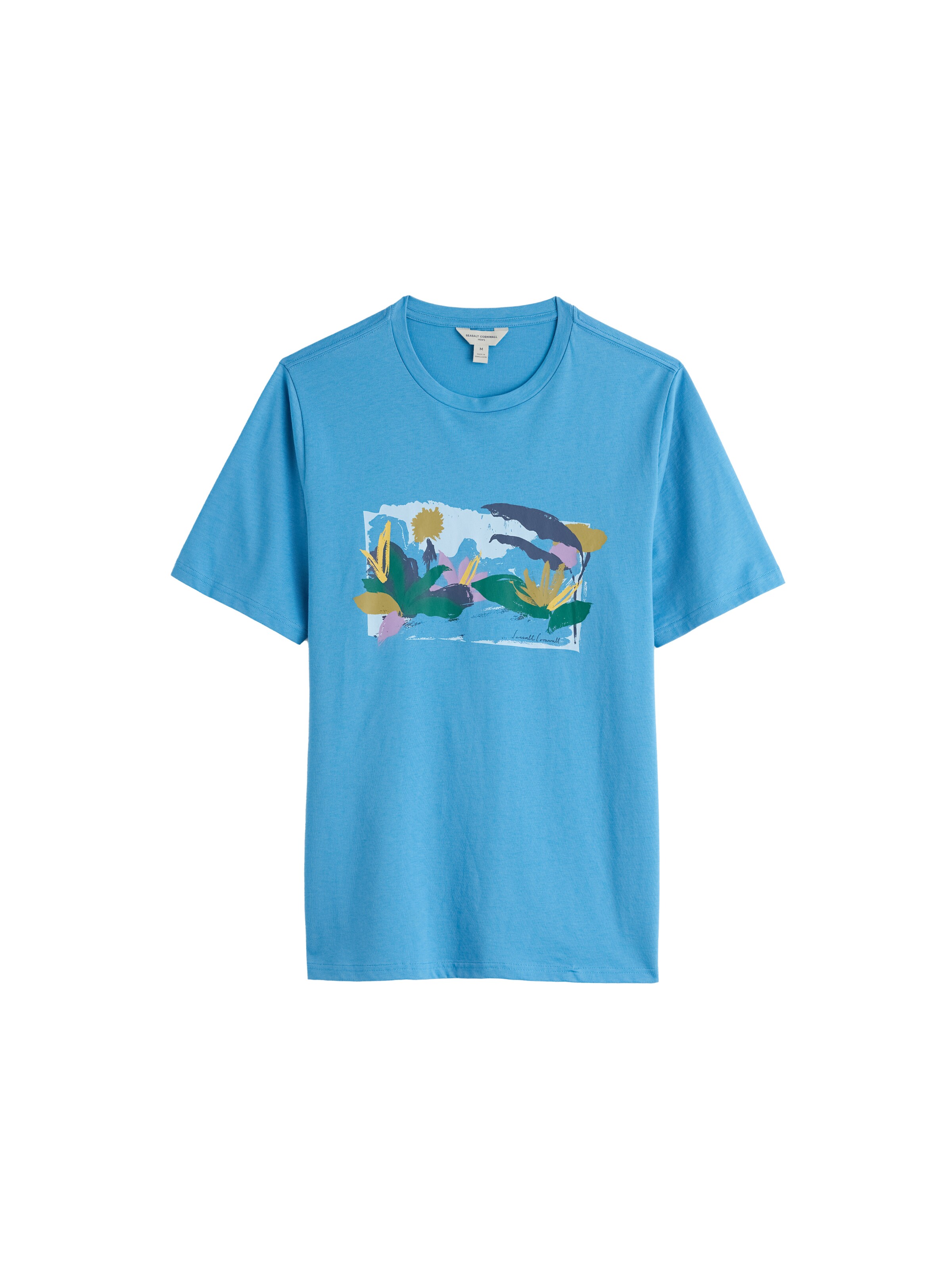 Seasalt Cornwall T-Shirt 'Midwatch' in Blau: Vorderseite