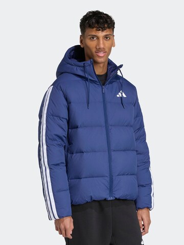 ADIDAS SPORTSWEAR Αθλητικό μπουφάν 'ESS' σε μπλε: μπροστά
