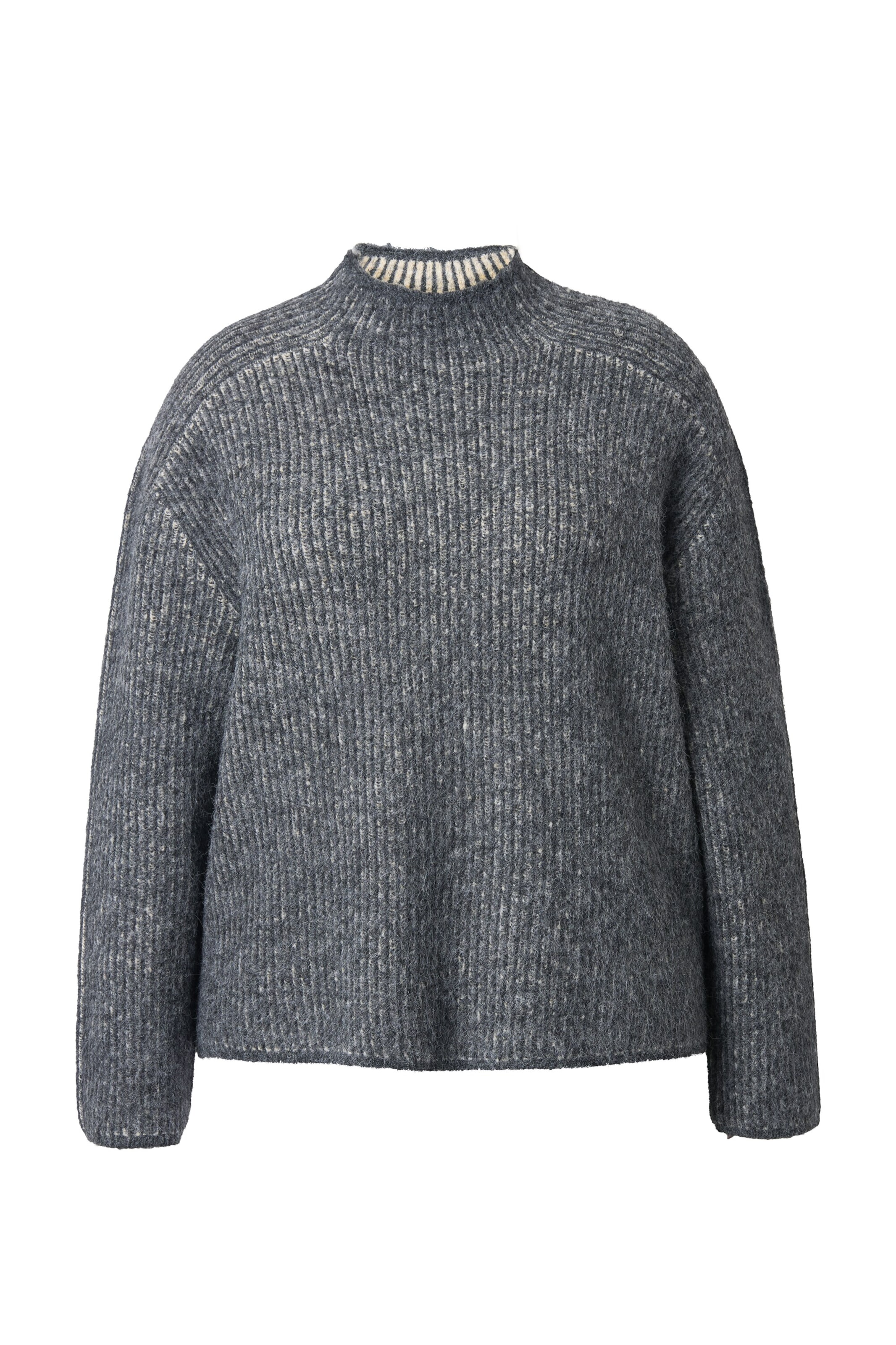 Ulla Popken Sweater in Grey: front